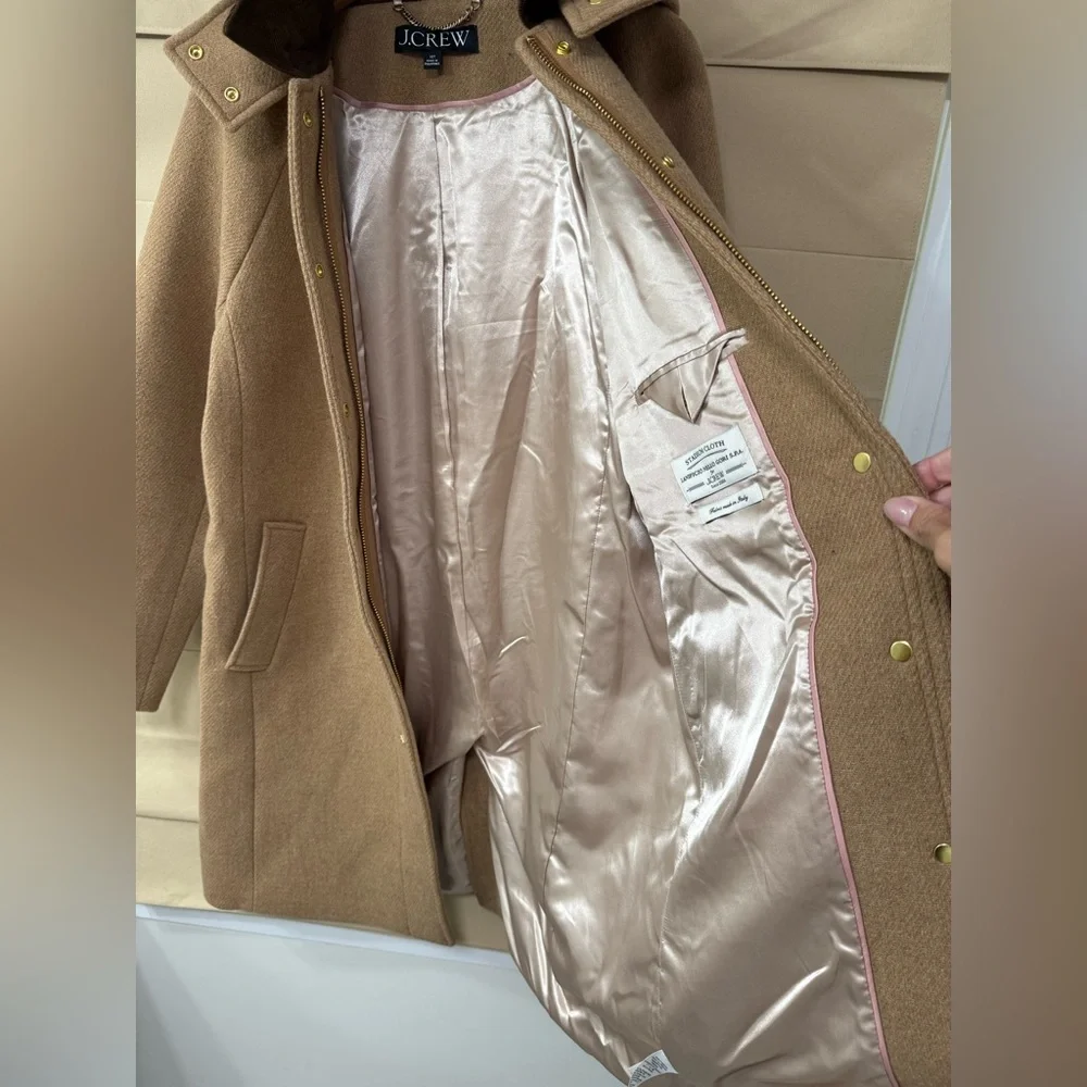 J. Crew Women's Coat with Gold Accents - Picture 10 of 12